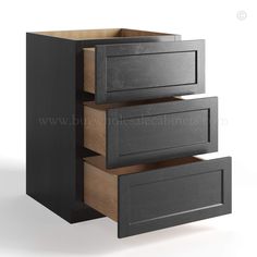 the drawers are made out of wood