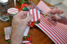 M&M Christmas Poem Candy Jar Tutorial - Simple Sojourns