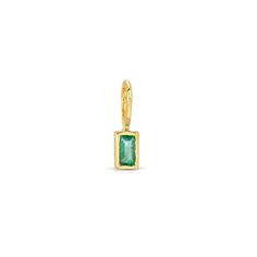 Tiny Emerald Baguette Bezel Charm – LETRÉM 14k Gold Jewelry With Bezel Set Rectangular Stone, 14k Yellow Gold Rectangular Jewelry, Gold Jewelry With Bezel Setting For May Birthstone, Gold Rectangular Jewelry With Bezel Setting, Gold Plated Rectangular Gemstone Jewelry, Yellow Gold Emerald Jewelry With Rectangular Stone, Gold Plated Gemstone Jewelry In Rectangular Shape, Gold Jewelry With Emerald Cut Bezel Setting, Gold Emerald-cut Jewelry With Bezel Setting