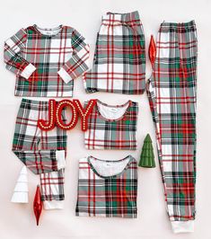 It isn't the Holidays without matching pajamas. Snag your family set before they're gone!  I T E M D E S C R I P T I O N  *  Comfy Pajamas (Price listed includes 1 pants and 1 long-sleeved ) *  Material: 95% Polyester / 5% Spandex *  Elastic Waistband  If you're looking for matching shoes, you can find them in our site! Here: https://littlemiabella.com/collections/shoes S I Z I N G  Women S: Top: Length: 23.2" | Chest: 36.2" | Sleeve Length: 22" Bottom:  Length: 41.3"| waist: 28.4" Gross Elastic Plaid Christmas Pajamas, Matching Pajamas Christmas, Family Matching Pajamas, Comfy Pajamas, Pajamas Christmas, Matching Christmas Shirts, Matching Pjs, Adult Pajamas, Christmas Matching