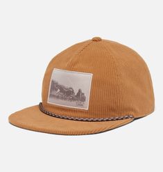 Fine-tune your fit in this classic snapback crafted with corduroy fabric. Corduroy Hat, Hiking Accessories, Corduroy Fabric, Snap Back, Snap Backs, Columbia Sportswear, Snapback Hat, Fit In, Coffee Shop