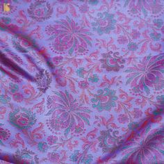 Moody Blue Pure Banarasi Silk Handwoven Tanchui Kurta Fabric - Khinkhwab Handwoven Fabric, Traditional Weaving, Other Outfits, Intricate Designs, Weaving Techniques, Fabric Collection, Pure Silk, Silk Fabric, Design Your Own