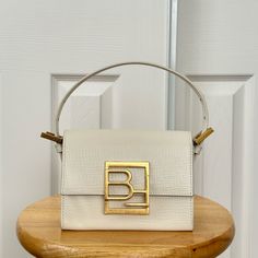 Brand New Worn Once By Far Fran Bag From Ssense Trendy White Box Bag With Gold-tone Hardware, White Square Box Bag With Gold-tone Hardware, Chic White Box Bag With Gold-tone Hardware, White Square Shoulder Bag With Gold-tone Hardware, White Top Handle Box Bag With Gold-tone Hardware, Chic White Shoulder Bag With Branded Hardware, White Box Bag With Gold-tone Hardware For Shopping, White Satchel With Branded Hardware For Evening, White Satchel Box Bag With Gold-tone Hardware