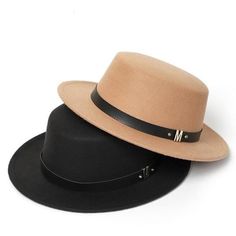 Enjoy any occasion with this cotton, hard brim M flat-top fedora. This will not only make you look in style but also chic. Size & Fit • Material: Cotton, Polyester • Pattern Type: Solid • Item Type: Fedoras • Hat Inner Diameter: 18cm / 7.09" • Suitable for seasons: Winter Our Services Black And White Hoodies, White Hoodie Men, Hip Hop Hat, Felt Fedora, Winter Leggings, Long Sleeve Tops Casual, Almost Perfect, Women Long Sleeve Tops, Branded Sweatshirts