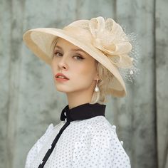 Special Occasion Hats, Church Lady Hats, Royal Ascot Hats, Sinamay Hats, Ascot Hats, Hat Wide Brim, Derby Hat, Hat Summer, Royal Ascot