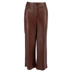 CONDITION is Very good. Hardly any visible wear to trousers is evident on this used Nanushka designer resale item. Details Brown Vegan leather Trousers Straight leg High rise 2x Side pockets Zip, hook and button fastening Made in Hungary Composition 65% Polyester, 35% Polyurethane Care instructions: Professional dry clean / Machine wash cold Size & Fit Product measurements: Waist: 34 cm / 13 in Hip: 41 cm / 16 in Rise: 28 cm / 11 in Length: 93 cm / 36.5 in Size: (XS) / UK 6 / FR 34 / IT 38 / US Clean Machine, Leather Trousers, Life Cycles, Luxury Design, Bathing Suits, Vegan Leather, Straight Leg, High Rise, Im Not Perfect