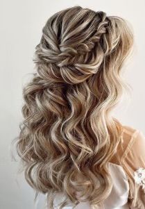 Timeless Wedding Hair, Down Hairstyles Wedding, Glamorous Wedding Hair, Bohemian Wedding Hair, Hair Half Up Half Down, Hair Half Up, Half Up Half Down Hairstyles, Boho Wedding Hair