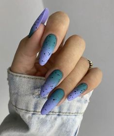 Pastel Nails Designs, Pastel Nail, Lavender Nails, Ombre Nail Designs, Oval Nails, Pastel Nails, Hot Nails, Perfect Nails