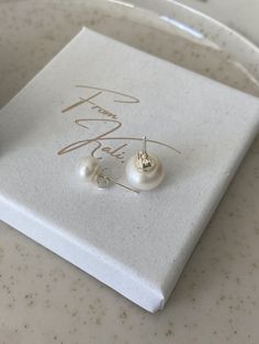 Beautiful earrings Very elegant Bead size 1 cm & 0.6 cm 🤍 925 Sterling Silver 🤍 Nickel-free and suitable for allergy sufferers Elegant Round Christmas Earrings, Elegant Christmas Jewelry With Matching Earrings, Elegant Christmas Anniversary Earrings, Round Earrings For Christmas Anniversary, Tiny Classic Silver Earrings, Tiny Silver Classic Earrings, Classic Hypoallergenic Earrings As A Gift, White Gold Earrings As Gift, White Gold Pierced Earrings As Gift