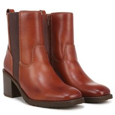 Enter the fall in style with the Women's Zodiac Claret Chelsea Bootie. Faux leather upper in a bootie style with a square toe. Zipper entry. Cushioned insole and soft lining. Durable synthetic outsole. 2.5" heel. Famous Footwear, The Fall, Bootie, Bootie Boots, Womens Boots, Chelsea, Leather Upper, Faux Leather, Women Shoes