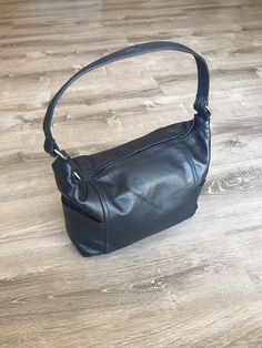 Midnight Blue Leather Hobo Bag, Fashion Stylish Classic Shoulder Handbag, Kenia Purse Casual, Handbags Handmade, Blue Leather Bag, Simple Bag, Casual Purse, Leather Handbags Handmade, Usa Bag, Everyday Purse, Medium Handbags