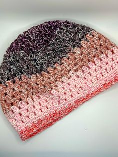 Large Boho style beanie. Made with 100% acrylic yarn. Made for head circumferences 23-25 inches.  This beanie is very soft and of a medium thickness. It is lightweight enough to be worn in all seasons.  Hand wash only. Air dry. Slouchy Hats, Style Beanie, Slouchy Hat, Auburn, Acrylic Yarn, Air Dry, Boho Style, All Seasons, Boho Fashion