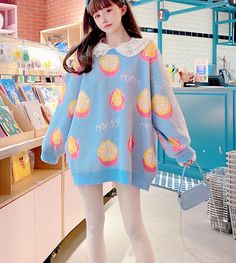 Sweet Fruit Sweater PN4549 ●Size: Length 68 cm,bust 128 cm,sleeve 48 cm. ●Material:cotton (Please allow 1-3cm differs due to manual measurement.As different computers display colors differently,the color of the actual may vary slightly from the above images.Thanks for your understanding.) ●About Shipping: We attach great importance to the orders of each customer and parcel delivery. 1.Processing time: 2-3 business days. 2.Shipping time: 10-15 business days to US, please allow 3-4 weeks shipping to other country.(Shipping times can be affected by variable customs clearance times or public holidays.) Fruit Sweater, Sweet Fruit, Parcel Delivery, Customs Clearance, Summer Dresses, Fruit, Blue, Color