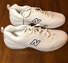 Like New White Training 623 New Balance; White with the “N” trimmed in Navy; Size 15 New Balance White, New Balance Sneaker, White Sneaker, Declutter, Perfect Place, New Balance, Like New, Train