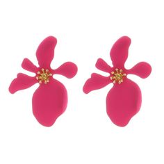 Material: Acrylic Fashion Element: Flowers Style: INS Style Spring Party Petal-shaped Earrings, Rose Red Flower Drop Earrings, Chic Pink Flower Earrings For Spring, Rose Red Flower Earrings For Pierced Ears, Chic Pink Flower Earrings Gift, Pink Petal Earrings For Party, Rose Red Flower Earrings, Rose Red Flower-shaped Earrings, Chic Pink Flower-shaped Jewelry