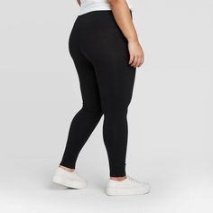 Add these Cotton Blend Seamless Leggings with 5" Rise from A New Day to your closet for a timeless piece that will allow you to style a multitude of looks year-round. In black, these leggings will pair well with any casual look, day or night, while the seamless construction and high-rise fit provide you with a smooth, flattering look. Pair with anything from dresses and skirts to sweaters and tees to create a look that shows off your radiant sense of fashion. Casual Black Seamless Leggings, Casual Seamless Tights, Casual Tight Seamless Tights, Best Leggings, Lingerie Shop, Gym Leggings, Seamless Leggings, A New Day, Timeless Pieces