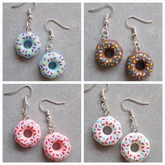 Colourful donut dangle earrings Colorful Donuts, Donuts, Jewelry Earrings Dangle, Dangle Drop Earrings, United Kingdom, Dangle Earrings, Jewelry Earrings, Ships, Drop Earrings