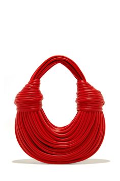 Miss Lola | Azelie Red Double Knot Spaghetti Handbag – MISS LOLA Chic Red Handheld Bucket Bag, Red Bucket Bag With Top Carry Handle For Shopping, Red Double Handle Bucket Bag With Top Carry, Red Bucket Bag Tote With Braided Handles, Red Satchel Bucket Bag With Top Carry Handle, Red Tote Bucket Bag With Top Carry Handle, Red Handheld Hobo Bag For Shopping, Red Bucket Bag With Braided Handles For Shopping, Red Bucket Bag With Braided Handles For Daily Use