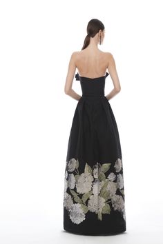 Looking for a show-stopping gown for your next big event? Check out the Frascara 4344! This strapless gown features a draped bodice with folds and belt, full skirt silhouette, and hidden back zipper. Plus, it's satin lined for a luxurious look and feel. Fantasy Formal, Simple Jewellery, Couture Evening Dress, Statement Clutch, Draped Bodice, Plastic Dress, Strapless Neckline, Strapless Gown, Jacquard Dress