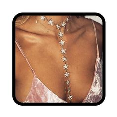 PRICES MAY VARY. Rhinestone choker necklace have extender chain, free size.It can match with suitable apparel for different even. Star necklace long made by alloy and crystals,the workmanship is exquisite and have good color retention, not easy to fade. Choker with long chain fit for women.The best choice for beach,birthday, anniversary, holidays, graduation, Christmas,and any other occasion. Rhinestone Y-necklace with chic design will make you elegant and gorgeous to get more compliment.Gold/Si Party Metal Choker Body Jewelry, Lariat Clavicle Chain Jewelry For Parties, Glamorous Silver Necklace For Festivals, Silver Star-shaped Choker For Party, Party Clavicle Chain Body Jewelry In Metal, Trendy Lariat Choker Necklace For Party, Metal Body Jewelry For Party, Adjustable Clavicle Chain Necklace For Party, Party Clavicle Body Chain