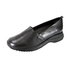 24 Hour Comfort April Women Wide Width Squared-Toe Clog Is Amazingly Comfortable And Stylish For This Season. These Ladies 1.5" Low-Heel Shoe Has A Rubber Outsole Which Provides Maximum Traction, And Action Leather Upper To Enhance Breathability Which Doesn't Bother Your Feet Throughout A Continuous Working Day. Find A Large Selection Of Wide Width Styles At Our Official Website Fazpaz.Com & Receive An Instant $20 Gift Credit, Free Shipping & Exchanges & 1-Year Returns. Shoes For Work, Square Toe Shoes, Clog Shoes, Wide Width Shoes, Low Heel Shoes, Comfort Shoes, Leather Work, Pump Dress, Clogs Shoes