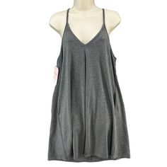 Hudson Gray Mini Dress Solid Grey Sleeveless Cotton Stretch Size M Details: Brand: Hudson Gray Style Number: D6a3585 Color: Grey Pattern: Solid Material: Care: Cotton, Spandex Closure: Tie Garment Hand Wash Made In: China Length: Short Style: Mini Size: Size Tag: M Please See Measurements In The Listing Photos As Manufacturer Size May Vary. New With Tags! Sold Exactly As Pictured. Please Carefully Review All Pictures Before Purchasing As All Are Of The Exact Item Being Sold. No Stock Photography Casual V-neck Dress With Built-in Bra, Sleeveless Sundress With Built-in Bra For Vacation, Sleeveless Camisole With Built-in Bra For Loungewear, Casual Sundress Camisole For Day Out, Casual Camisole Sundress For Day Out, Casual Sleeveless Mini Dress With Built-in Bra, Casual Sundress With Built-in Bra For Spring, Casual Cami Mini Dress For Day Out, Casual Camisole Dress With Built-in Bra