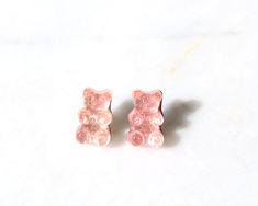 more cute and fun necklaces and earrings in DearDanielleJewelry: https://www.etsy.com/shop/DearDanielleJewelry?ref=seller-platform-mcnav§ion_id=28417638 cute gummy bear stud earring plastic gummy bear on plated gold stud. please pick your favorite flavor: red, pink, green, green, blue **All the jewelry in my shop will be sent in gift box studs, framed gems, and charms in the jewelry are plated. Cute Nickel-free Rose Gold Jewelry, Cute Nickel Free Rose Gold Jewelry, Sweet Nickel-free Jewelry For Gifts, Sweet Nickel-free Jewelry Gift, Cute Resin Jewelry With Matching Earrings, Cute Hypoallergenic Resin Jewelry, Handmade Resin Jewelry In Sweet Style, Handmade Sweet Resin Jewelry, Cute Rose Gold Jewelry With Matching Earrings