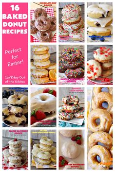 twelve baked donut recipes perfect for easter or any special day out of the kitchen