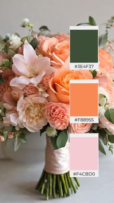 If you are looking for ideas to help you create your wedding color palettethen check out these beautiful peach and pink wedding color ideas to help inspire youWedding color schemesWedding color palettesWedding themeWedding theme ideasWedding colorsWedding color inspirationWedding color ideasWedding themesWedding colors uniqueFall wedding color ideasWinter wedding color ideasSpring wedding color ideasSummer wedding color ideas Peach And Pink Wedding, Unique Fall Wedding, Cupcake Flowers, Wedding Color Palette Summer