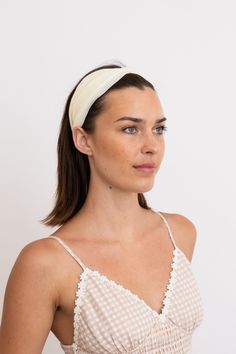 Stay cool and stylish this summer with our Pleated Solid Color Summer Headband☀️. Made with high-quality material, it's perfect for any outdoor activity. Keep your hair out of your face and elevate your look with this fun and happy accessory! #lovemyleto 100% Polyester Imported Trendy Spring Band Headband, Casual Spring Headband, Casual Elastic Headband One Size, Adjustable Beige Hair Accessories, Cream Headband For Summer, Trendy Spring Headband, Casual Summer Headband With Elastic Band, Spring Beach Headband, Adjustable Cotton Sweatband Headband For Summer