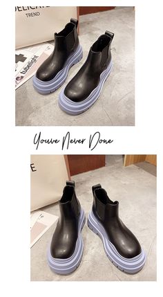 Kukombo New Luxury Chelsea Boots Women Ankle Boots Summer Shoes Platfo – Amozae Short Booties, Pu Boots, Women Ankle Boots, Female Shorts, Chelsea Boots Women, Shoes Platform, Boot Types, Platform Ankle Boots, Boots Women