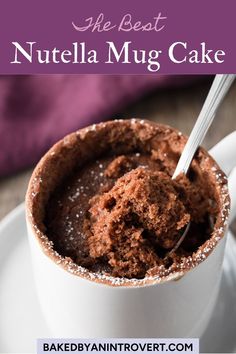 the best nutella mug cake recipe