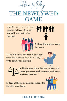 how to play the newlywed game info graphic by funatic com, via flickon