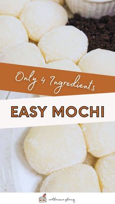 Make easy mochi at home and serve with your favorite dip for a chewy sweet treat. Read full recipe at zhangcatherine.com and enjoy these delightful mochi bites! Easy Mochi, What Is Mochi, Catherine Zhang, Mochi Recipes, Mochi Recipe, Favorite Dips, Sweet Delights, Fun Treats, Homemade Treats