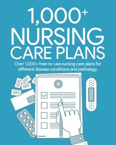 the front cover of a nursing care plan