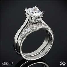 Vatche 'Royal Crown for Princess' Diamond Wedding Set Crown For Princess, Cool Wedding Rings, Diamond Wedding Rings Sets, Buying An Engagement Ring, Ring Settings, Diamond Wedding Sets, Unique Diamond Rings, Jewels Rings, Bridal Ring Sets