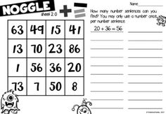 a printable worksheet with numbers and an image of a cartoon character on it