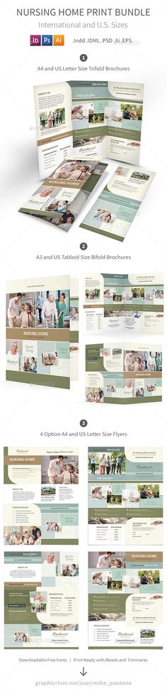 the website design for nursing home first bundle