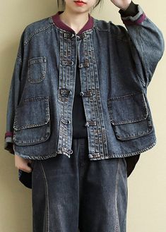 Sashiko Boro, Upcycled Denim Jacket, Blue Shirt With Jeans, Mode Jeans, High Design, Spring Fabric, Jeans Diy, Comfortable Room, Upcycled Denim