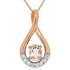 Royal 14K Rose Gold Morganite & Diamond Pendant - Timeless Elegance Elegant Morganite Jewelry, Timeless Morganite Rose Gold Jewelry, Timeless Rose Gold Morganite Jewelry, Elegant Yellow Gold Morganite Jewelry, Elegant Morganite Gemstone Jewelry, Elegant Morganite Jewelry With Accent Stones, Elegant Rose Gold Morganite Jewelry, Elegant Pink Gold Morganite Jewelry, Anniversary Rose Gold Jewelry Timeless Design