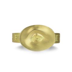 Gabriella Kiss Gold Small Eye Ring | Quadrum Gallery Gabriella Kiss, Hudson Valley Ny, Latin Word, Love Token, Latin Words, Eye Ring, Hudson Valley, 19th Century, Kiss