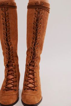 Spell Clair De Lune Lace-Up Boots | Free People Laced Suede Boots For Fall, Fitted Lace-up Suede Boots, Fitted Suede Lace-up Boots, Leather Knee-high Lace-up Boots, Fall Fitted Suede Lace-up Boots, Fitted Suede Lace-up Boots For Fall, High-top Suede Boots With Lace-up Fastening, Suede High-top Boots With Front Lace-up, High-top Suede Boots With Front Lace-up