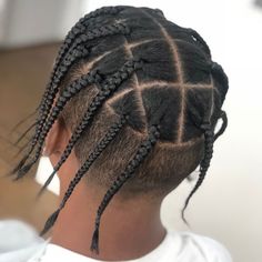 Braids Hanging Down Men, Hanging Braids For Men, Fade Undercut, Braids Boxbraids, Men Braids