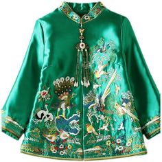 Find Women Chinese Embroidery Stand Collar Imitated Silk Satin Coat Jacket Vintage on eBay in the category Clothing, Shoes & Accessories>Women>Women's Clothing>Coats, Jackets & Vests. Embroidered Stand Collar Outerwear For Fall, Winter Outerwear With Floral Embroidery And Stand Collar, Spring Outerwear With Stand Collar And Multicolor Embroidery, Spring Outerwear With Multicolor Embroidery And Stand Collar, Floral Embroidered Stand Collar Outerwear For Spring, Spring Outerwear With Floral Embroidery And Stand Collar, Fitted Outerwear With Floral Embroidery And Stand Collar, Traditional Spring Outerwear With Stand Collar, Traditional Outerwear With Stand Collar For Spring