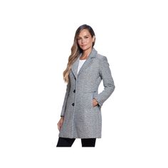 Polished winter style is yours with this women's wool-blend coat by Gallery.Finding the perfect fit and size for women's clothing requires basic measurements of your chest, waist, hips and inseam. Use this guide to learn more about sizing and everything Kohl's has to offer in women's fashion. Tweed design Button front Long sleeves Wool-blend construction 2 pocketsFIT & SIZING Designed to hit just below the knees HeavyweightFABRIC & CARE Polyester, wool Lining: polyester Dry clean Imported Size: Classic Wool Coat For Cold Weather, Fitted Sweater Coat For Cold Weather, Elegant Notch Lapel Outerwear For Cold Weather, Elegant Fitted Sweater Coat For Cold Weather, Elegant Fitted Sweater Coat, Elegant Wool Sweater Coat For Cold Weather, Elegant Winter Sweater Coat For Business Casual, Elegant Sweater Coat For Business Casual In Winter, Winter Wool Sweater Coat For Business Casual