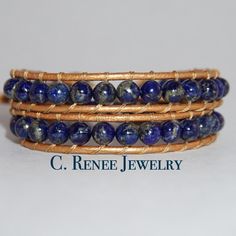 This is a beaded leather wrap bracelet that wraps 2 times. This is ONE bracelet, once wrapped will look like two bracelets. Made on Genuine leather with Lapis beads. Enjoy this beautiful wrap bracelet for you or as a gift.  Fitted to fit 6.5- 8 inch wrist. Can also be made to order. Do not hesitate to ask! Please feel free to contact me with any questions. Thank you for visiting my page!  XO Cristina Adjustable Hand Wrapped Leather Bracelet With Round Beads, Adjustable Hand-wrapped Beaded Leather Bracelet, Handmade Spiritual Leather Bracelet With Round Beads, Unique Adjustable Wrap Bracelet With Round Beads, Adjustable Hand Wrapped Spiritual Leather Bracelet, Adjustable Leather Bracelet With Round Beads As Gift, Adjustable Leather Bracelet With Round Beads For Gift, Handmade Leather Beaded Bracelets Spiritual Style, Handmade Leather Beaded Spiritual Bracelets