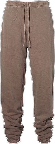 Relaxed Cotton Joggers With Drawstring, Fall Cotton Sweatpants With Drawstring, Cotton Sweatpants With Drawstring And Relaxed Fit, Relaxed Cotton Joggers For Fall, Brown Cotton Pants For Loungewear, Brown Cotton Loungewear Pants, Cotton Sweats With Drawstring And Relaxed Fit, Brown Cotton Lounge Pants, Casual Drawstring Sweats For Loungewear