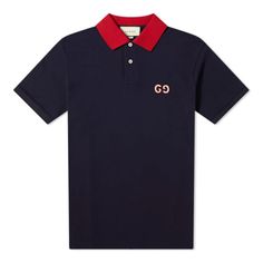 Gucci Cotton Shirt For Work, Gucci Spread Collar Shirt For Work, Red Gucci Cotton Top, Gucci Cotton Shirt For Workwear, Gucci Collared Shirt For Work, Gucci Cotton Short Sleeve Polo Shirt, Gucci Classic Shirt For Workwear, Gucci Cotton Polo Shirt, Classic Gucci Cotton Polo Shirt