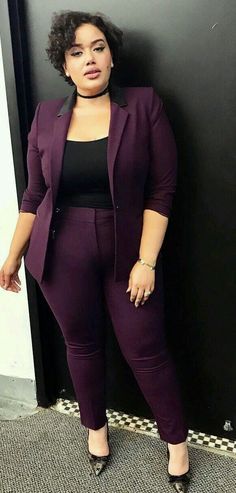 Undershirt Women, Fall Business Attire, Plus-koon Muoti, Plus Size Herbst, Plus Size Workwear, Business Attire Women, Plus Size Work