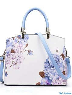 White Handbags, Purse White, Metal Detail, Leather Floral, Handbag Patterns, Cook Islands